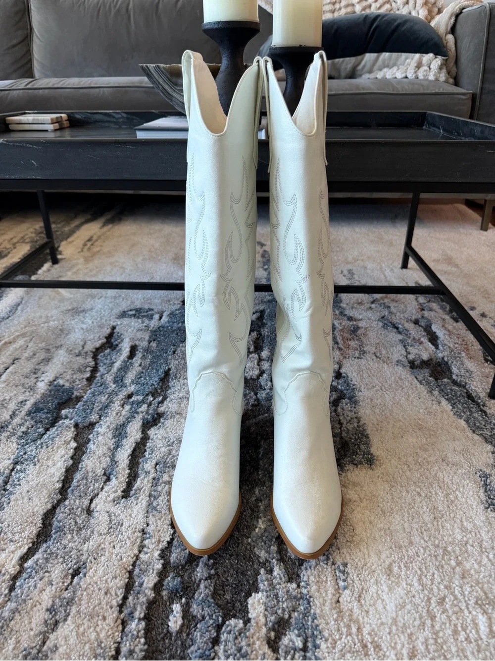 BiLLiNi White Urson Cowboy Boots